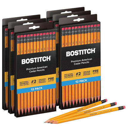 Bostitch Office Premium Pencils #2, Pre-Sharpened,