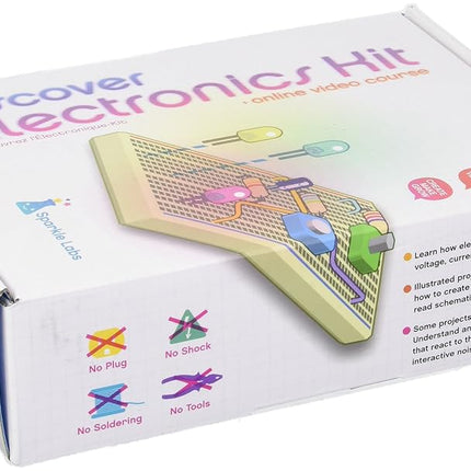 Sparkle Labs SL004-VP DIY Discover Electronics Kit, Version 3