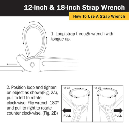 Titan 21316 18-Inch Strap Wrench