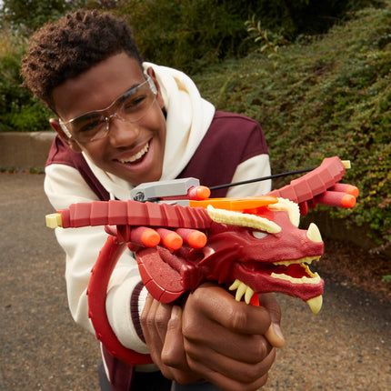 Nerf Dungeons & Dragons Themberchaud Dart Crossbow, 6 Elite Darts, D&D Outdoor Games, Blaster Toys, Ages 8 & Up