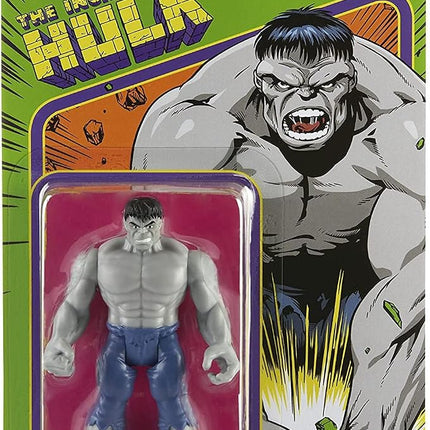 Marvel Hasbro Legends 3.75-inch Retro 375 Collection Grey Hulk Action Figure, F2662, Multicolor