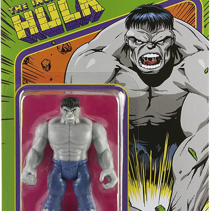 Marvel Hasbro Legends 3.75-inch Retro 375 Collection Grey Hulk Action Figure, F2662, Multicolor