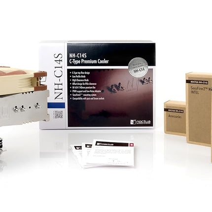 Noctua NH-C14S, Quiet High-Performance Top-Flow CPU Cooler