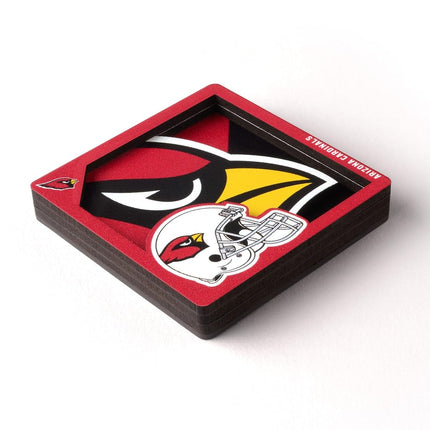 YouTheFan NFL Arizona Cardinals 3D Logo Series Magnets