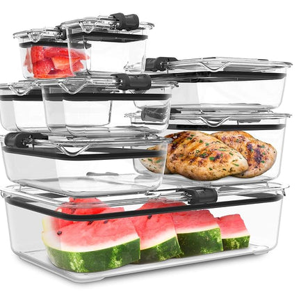 Prepara 7.8 Cup Food Storage Container Set, 2 Piece, 1.85 Litre Capacity, Clear