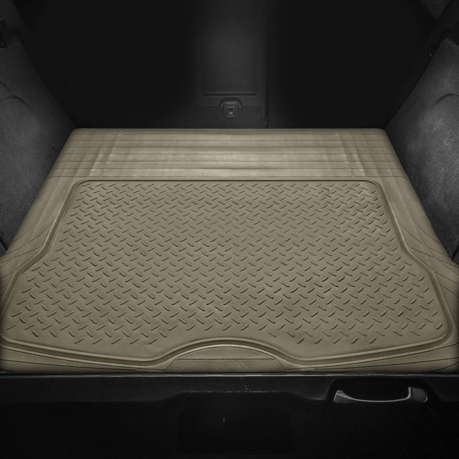 FH GROUP F16400BEIGE Protector de cajuela/forro de maletero color canela para todas las estaciones (recortable)