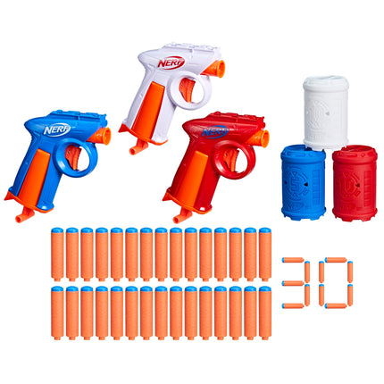 Nerf N Series Backyard Triple Pack, Includes 3 Fle