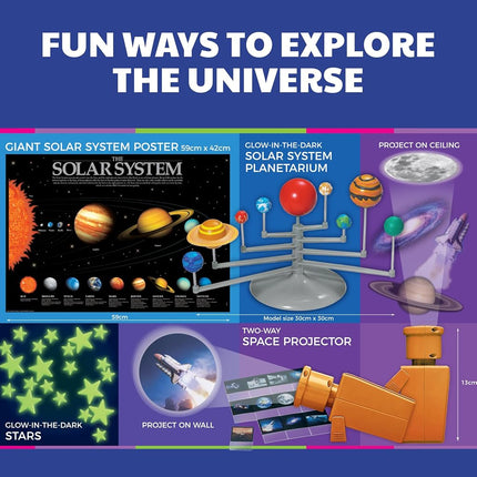 4M STEAM Space Exploration Kit for Kids, Solar System & Astronomy Set