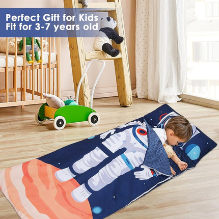 Astronaut Sleeping Bag Nap Mat Removable Pillow, Slumber Bag Christmas