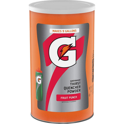 Gatorade Thirst Quencher Powder, Fruit Punch, oz Canister