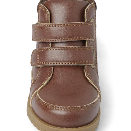 Bota corta de tobillo para niños y pequeños Gymboree, café clásico, 5 de niño