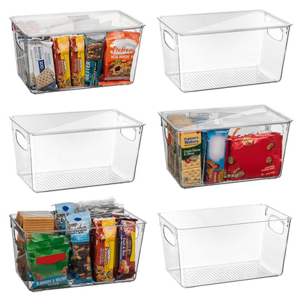 ClearSpace Pantry Storage Bins with Lids for Kitch