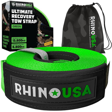 Rhino USA Recovery Tow Strap (7.6cm x 6.1m) - 13,6