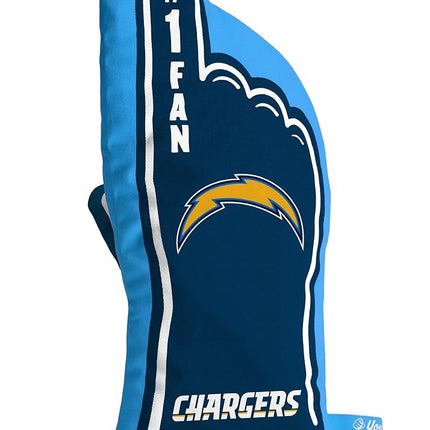 YouTheFan NFL Los Angeles Chargers #1 Oven Mitt, 13.25" x 6.5"