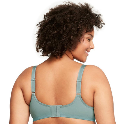 Glamorise Lace Comfort Wonderwire Underwire Bra 9855 (Women's & Women's Plus) Jade