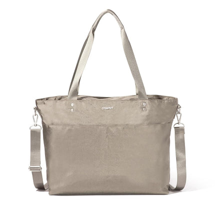 Baggallini Carryall Laptop Tote, Sterling Shimmer,