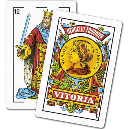 FOURNIER-no1 40 Spanish Card Deck, Blue/Red, (20984)