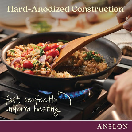 Anolon Advanced Home Nonstick Skillet Twin Pack 26/32cm Moonstone
