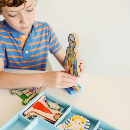 ????&??(Melissa&Doug) Magnetic Human Body Play Set: Classic Toys - Magnetic Dress-Up Sets
