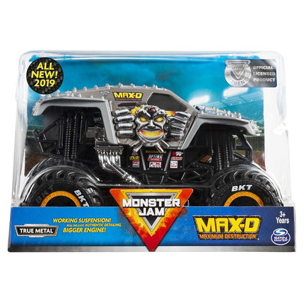 Monster Jam Officiel Max D Monster Truck, Véhicule moulé sous pression à l'échelle 1:24