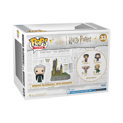 Funko POP! Town: HP Co0th - Minerva McGonagall With Hogwarts - Harry Potter - Collectable Vinyl Figure - Gift Idea - Official Merchandise - Toys for Kids & Adults - Movies Fans