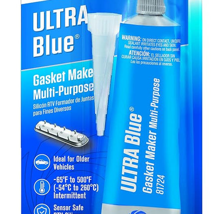 Permatex 81724 Ultra Blue Sensor-Safe RTV Silicone