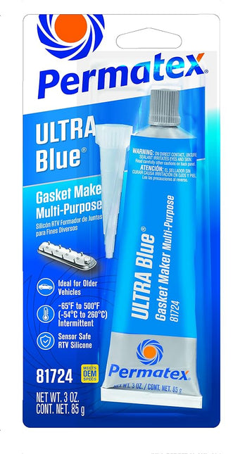 Permatex 81724 Ultra Blue Sensor-Safe RTV Silicone