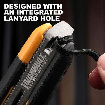 ToughBuilt - Scraper Utility Knife + 5 Blades - (TB-H4S5-01)