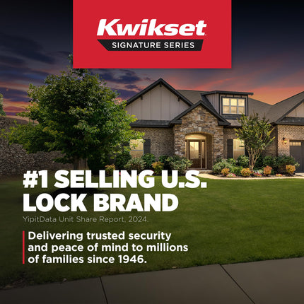 Kwikset Prava Dummy Door Handle, Single Sided Lever for Cupboards, French Double Doors and Pantry, Matte Black and Satin Brass, Reversible Non Revolving Internal Lever, Including