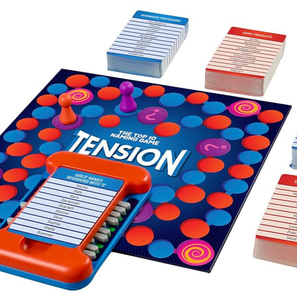 Cheatwell Games Family Tension - The Top 10 Naming Game - Party Game For Ages 8+ - Trivia Game That Will Keep You Guessing