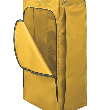 Rubbermaid Commercial High Capacity Cleaning Cart Bag, 34 Gallon, Yellow, 1966881