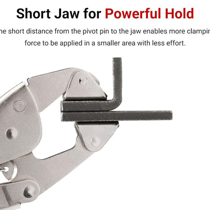 TEKTON 9 Inch Swivel Pad Locking Clamp | CLK11009