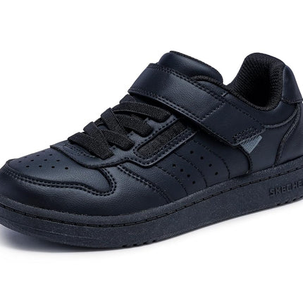 Skechers Boys' Quick Street Trainer, Black, 12 UK 
