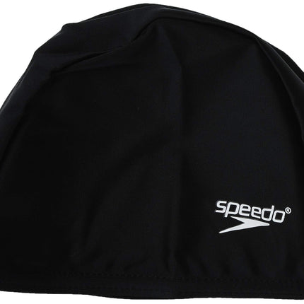 Speedo Unisex Swim Cap Fabric Comfort Cap Solid, S