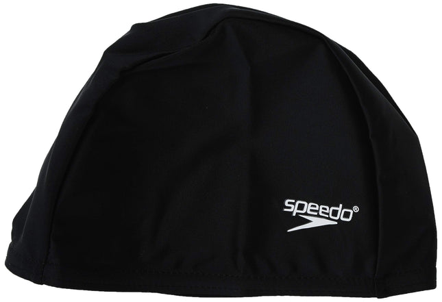 Speedo Unisex Swim Cap Fabric Comfort Cap Solid, S