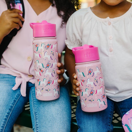 Wildkin Kids Stainless Steel Water Bottle 530ml Magic Unicorn