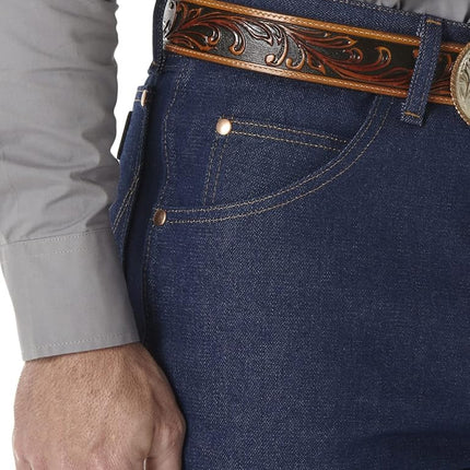 Wrangler Men's Cowboy Cut Relaxed Fit Jean, Rigid Indigo, 34W x 38L