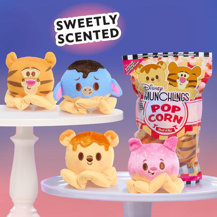 Disney Munchlings Snack Pack Plush Fresh & Hot Popcorn Collectible Plush