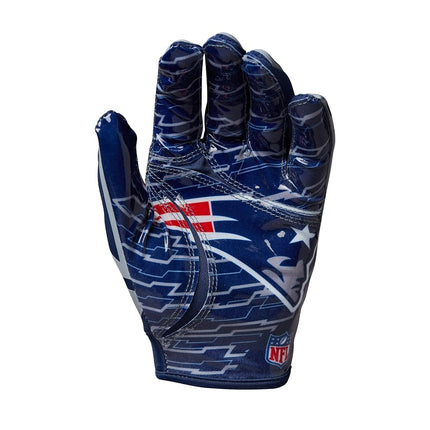 Wilson Gloves NFL TEAM SUPER GRIP, One size fits all for teenagers, Silicone/Stretch Lycra