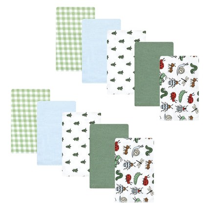 Hudson Baby Unisex Baby Cotton Flannel Burp Cloths