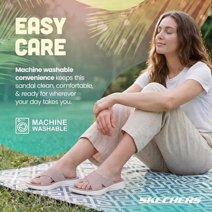 Skechers Women's ON-The-GO 600 Dainty Sandals, Rose Gold, 2 UK Wide
