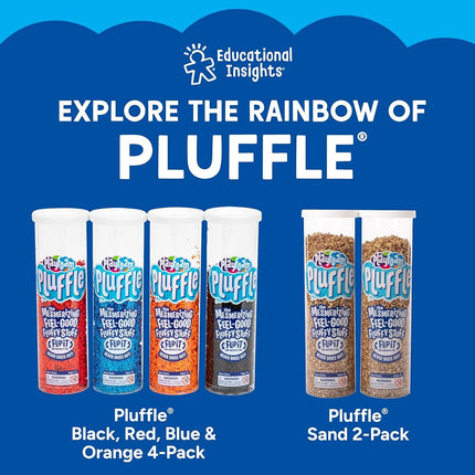 Educational Insights Playfoam Pluffle Rainbow Pack of 8 Colors: Non-Toxic, Sensory Play, Ages 3+