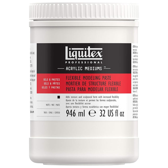 Liquitex Flexible Modeling Paste Medium, 32-Ounce