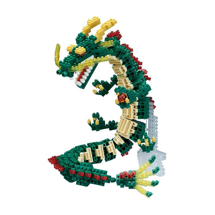 nanoblock - Animales fantásticos - Dragón (Renovación), Kit de construcción de la serie Advanced Hobby