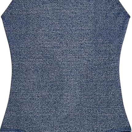 Kanu Surf Girls' Hurricane Beach Sport UPF 50 One Piece Swimsuit, Sparkle Solid Navy, 12