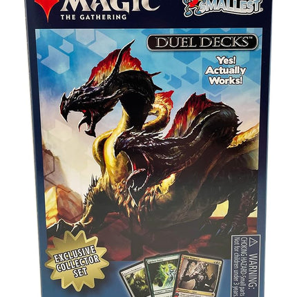 Worlds Smallest Magic: The Gathering Exclusive Collector Set Featuring Ajani VS. Nicol Bolas and Heroes VS. Monsters Duel Decks (MTGCollector)