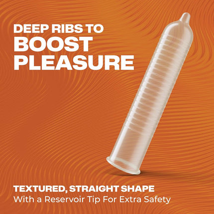 Trojan Ultra Ribbed, 36ct