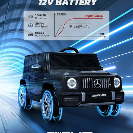 ELEMARA Licensed Mercedes-Benz AMG G63 Ride on car