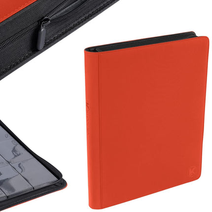 KUOOKING 1408+ Pockets Trading Card Binder (Orange)