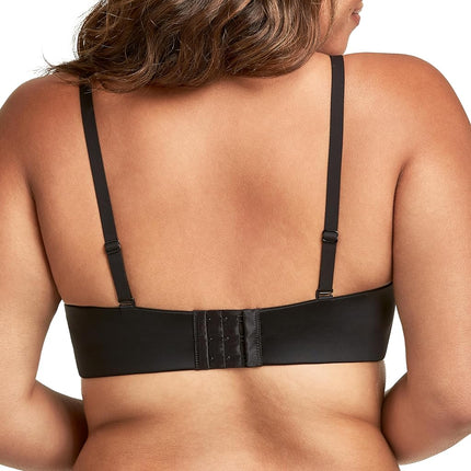 Maidenform Women's Smooth Luxe Strapless Extra Coverage Bra, Black, 36B